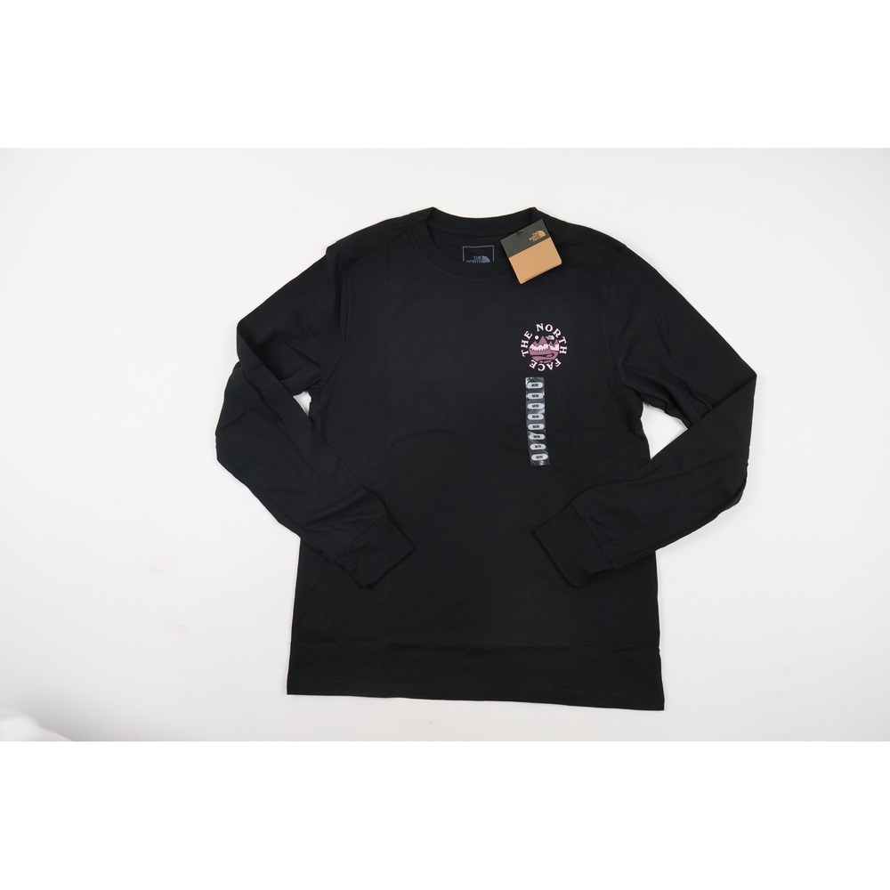 The North Face Graphic Sunrise Escape Long Sleeve Shirt Black Medium NWT